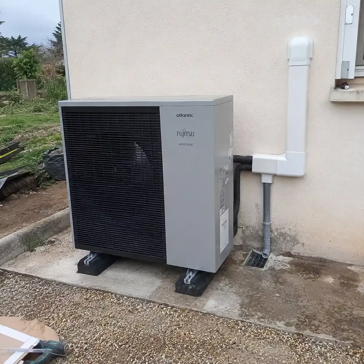 Image installation pompe a chaleur 2 pac local